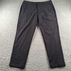 Lululemon Commission Pants Mens 33 Black Stretch Tech‎ Casual Golf Work Slim